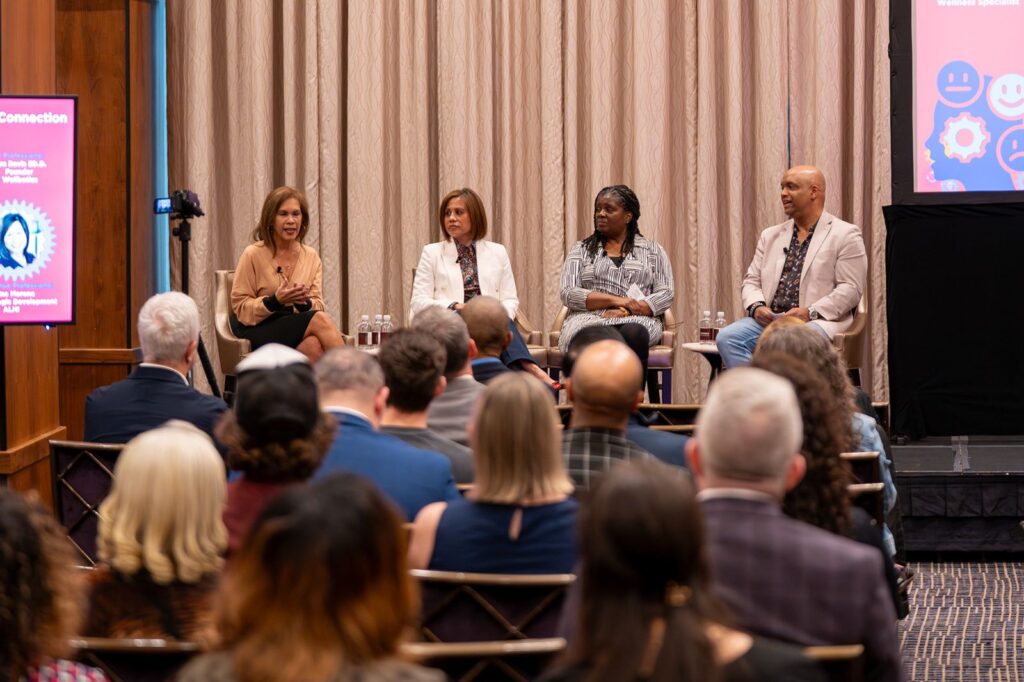 Dr. Pam Davis on the 'AI and Empathy' panel at MPI Greater New York